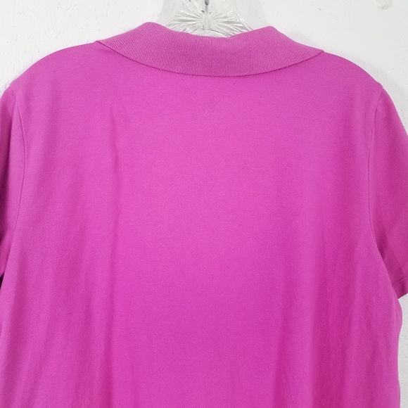 Plus Size Tommy Hilfiger Hot Pink Polo Shirt - Picture 6 of 8